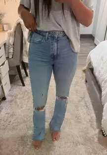 Zara high rise jeans