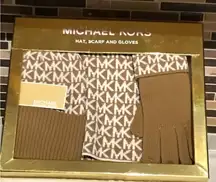 Michael Kors hat, gloves and scarf gift set NWT