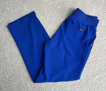 Women's Jaanuu XS/P Xenos Essentials Knit-Waist Scrub Pant Blue