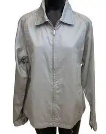 Kenneth Cole Gray Light Weight Jacket Size Large