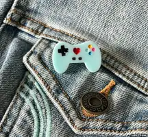 PacSun Game Controller Brooch Pin To Anything