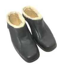 Ugg Langford leather mules black sz 7