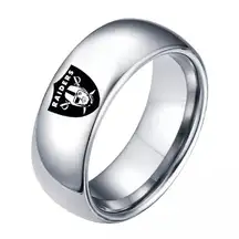Silver Arc Las Vegas Raiders Ring