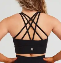 Buff Bunny Revolution Sports Bra in Onyx Black