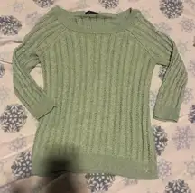 Light Blue Knit Sweater American Eagle Medium