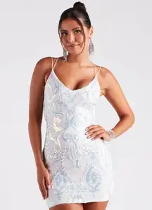 Windsor White  Homecoming Dress