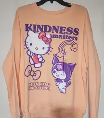 Hello kitty and friends '' kindness matters'' sweatshirt size XL