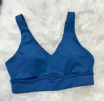 navy blue sports bra