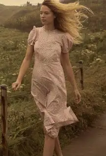 DÔEN Dia Dress in Rouge Cottage Ivy Floral XXS