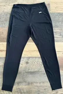 Patagonia Capilene Silkweight Base Layer Bottoms Black Legging Size Medium