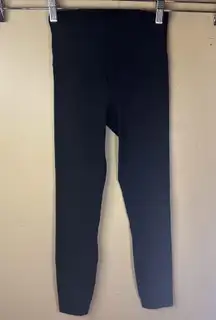 Lululemon ALIGN 25” Black Leggings Size 2‎ Activewear Shaping Outdoor