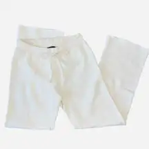 Brandy Melville Cream Sweatpants Wide Leg High Rise