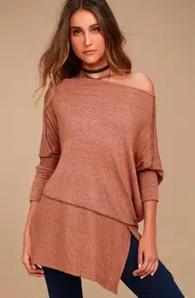 tunic boho off shoulder Lagenlook thermal loose hippy indie festival warm winter