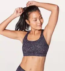 invigorate sports bra stardust speckled print