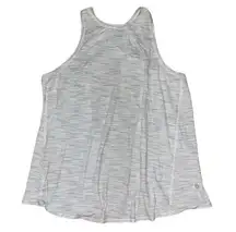 Lululemon Athletica open back grey white space dye tank top women’s size 4-6