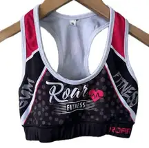 Roar Fitness Women's BJJ Compression Stretch MMA Training Workout Sports Bra S