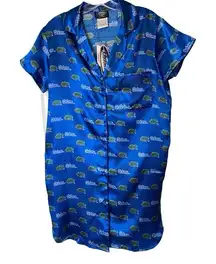 NWOT! Concepts Sport Florida Gators Silky Buttoned Pajama Nightshirt