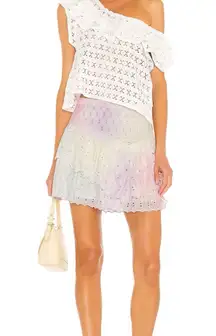 LoveShackFancy Aaron Skirt – Candyland Hand Dye