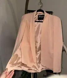 Peach nasty gal coat