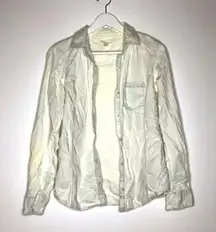 Caslon‎ distresses Jeans Button Down Shirt