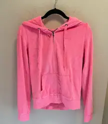 NWOT velour Victoria’s Secret Pink hoodie