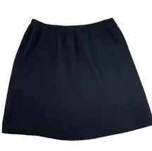 Contempo Casuals vintage black Knit mini skirt