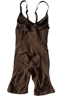 Skims $116 cocoa seamless mid thigh maternity bodysuit xxs‎ XS