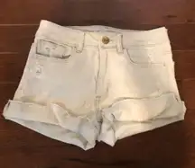 Light Wash Jean Short