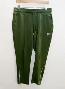 Fila X Bandiar Olive Green Zipper Bottom Joggers