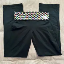 Y2K PINK Victoria's Secret Foldable Waist Bootcut Yoga Pants