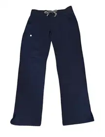 Figs Kade Cargo Scrub Pants Size Small Navy