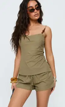 Princess Polly Summer Soirée Bead Detail Set Green