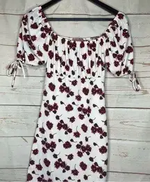 Ragdoll • Mini Dress • Bodycon • Stretch • Floral • Small