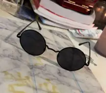 Black Circle Sunglasses