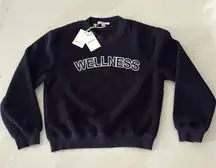 Sporty & Rich Sherpa Fleece Crew Neck Wellness Sweatshirt