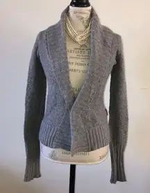 Hollister 🎉HP Grey knit cardigan sweater 🎀cute