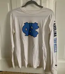 White Long-sleeve UNC Shirt