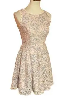 Feminine lace pin up style dress