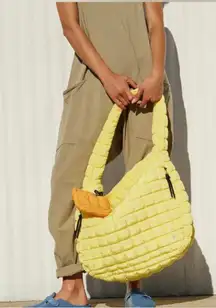 Free People Movement Quilted Carryall in Sour Citrus NWT