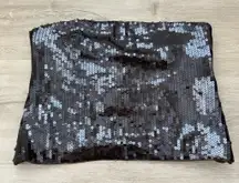 Abercrombie and Fitch Strapless Brown Sequin Corset