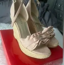 Guess Light Pink Wedges