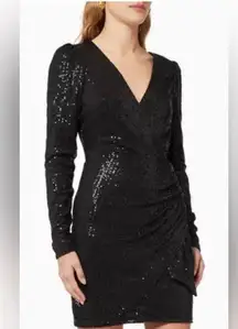 NWT - Revolve Mink Pink Black Sequin Dress