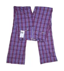 SO Plaid Flare Pants