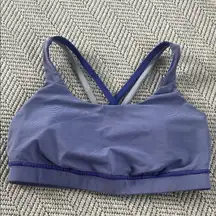 Lululemon Energy Bra Wee Stripe Bruised
Berry/Cool Breeze