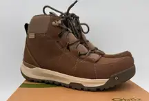 Oboz Women's Brown Cedar Mid Insulated B-Dry Waterproof Lace Up Boots New Size 8