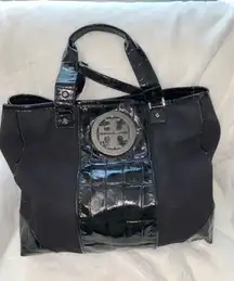 Tory Burch‎ Women's Black Nylon Large Tote Bag Casual Fashion