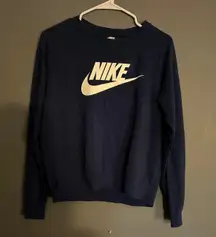 Navy Blue Crew Neck