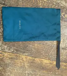 Gucci Green Dust Bag Carrying Pouch Glasses Sunglasses Small Accessories