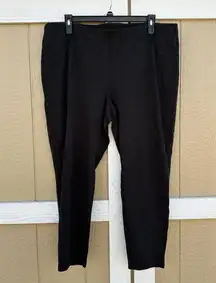 Chico's  So Slimming Pull On Pants Size 4 Ankle US XXL/20 Gray Stretch