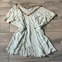 Philosophy di Alberta Ferretti Cream Flutter Sleeve Blouse